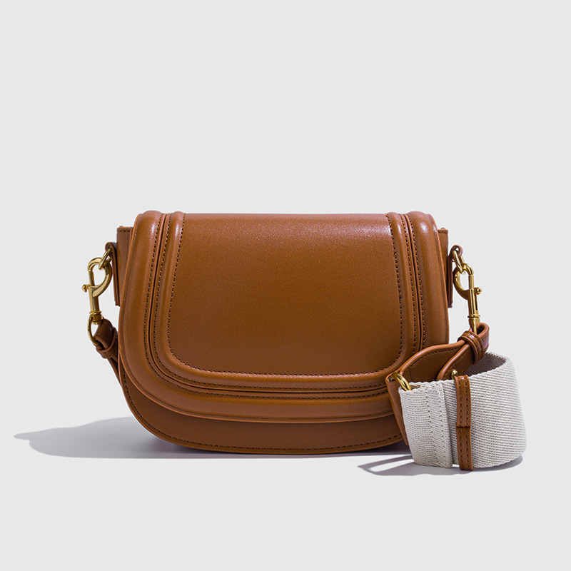Luxury Bags That Are Vegan - Bolsa Transversal Minimalista com Alça Costurada