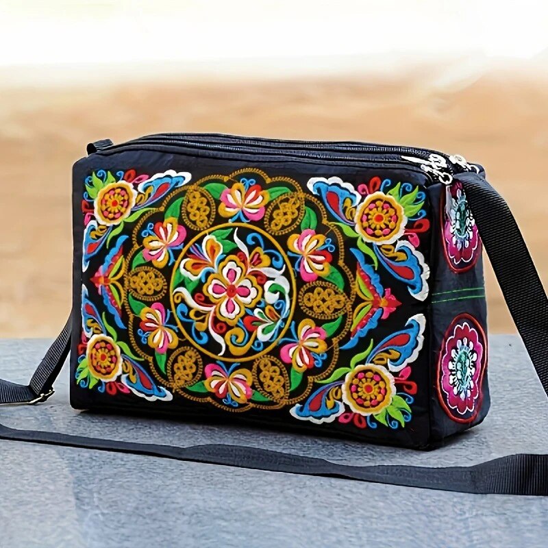 Luxury Bags Big - Bolsa feminina bordada de nylon com