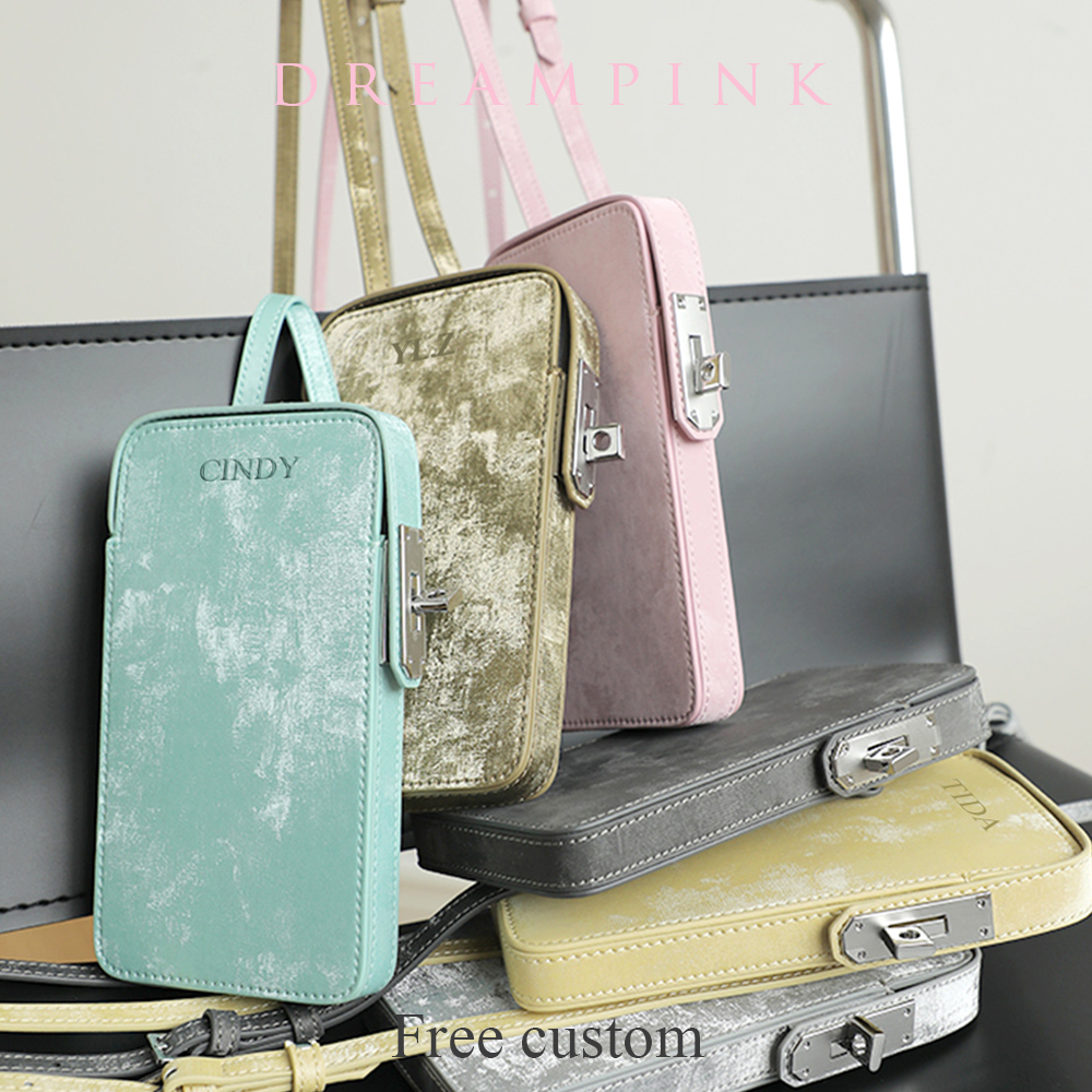 Luxury Bags Sling - Mini bolsa crossbody de couro de