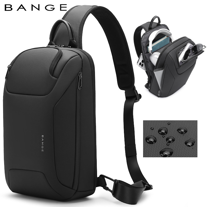 Luxury Bags Sling - Bolsas de Ombro Masculinas Bange, Bolsas