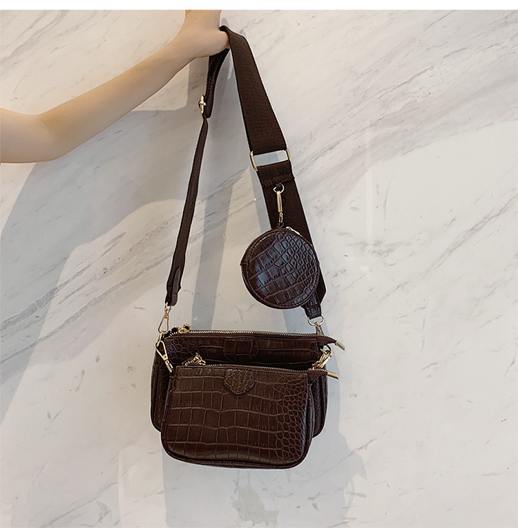 Luxury Bags Sling - Bolsa de Ombro Feminina com Estampa