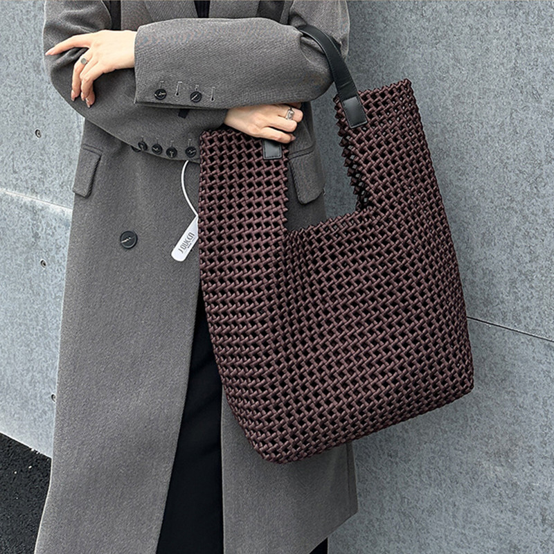 Luxury Bags Big - 2025 luxo oco para fora tecido