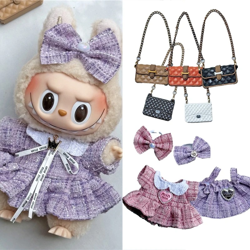 15 17cm para boneca labubu ado - Luxury Bags And Accessories avaliação e preço