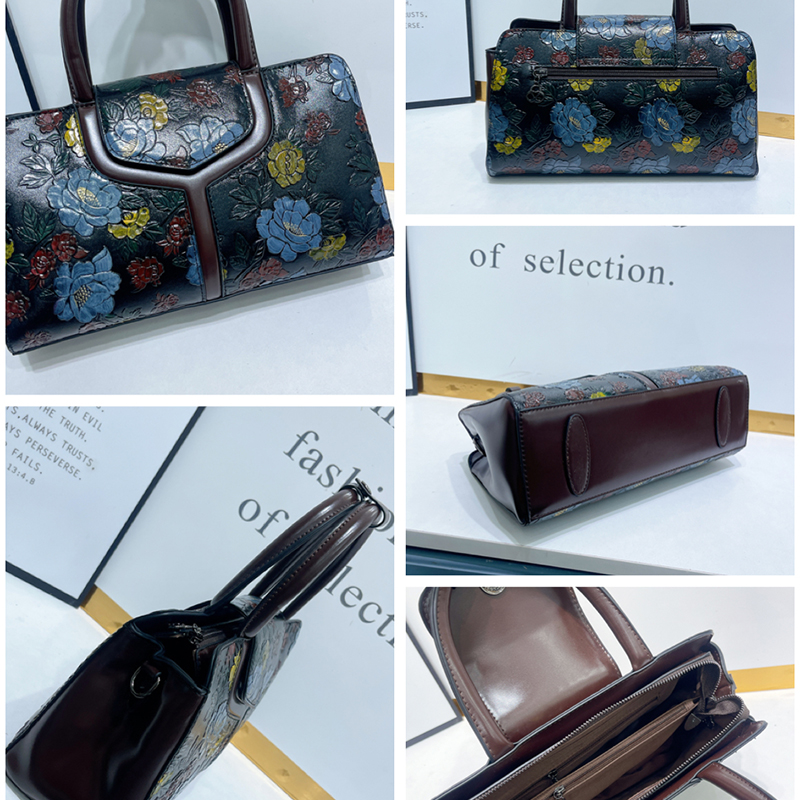 Bolsa Boston Vintage Floral em - Luxury Bags That Are Vegan avaliação e preço