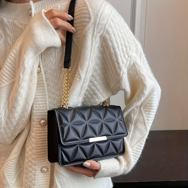 Bolsa de ombro feminina com co - Luxury Quilted Bags avaliação e preço