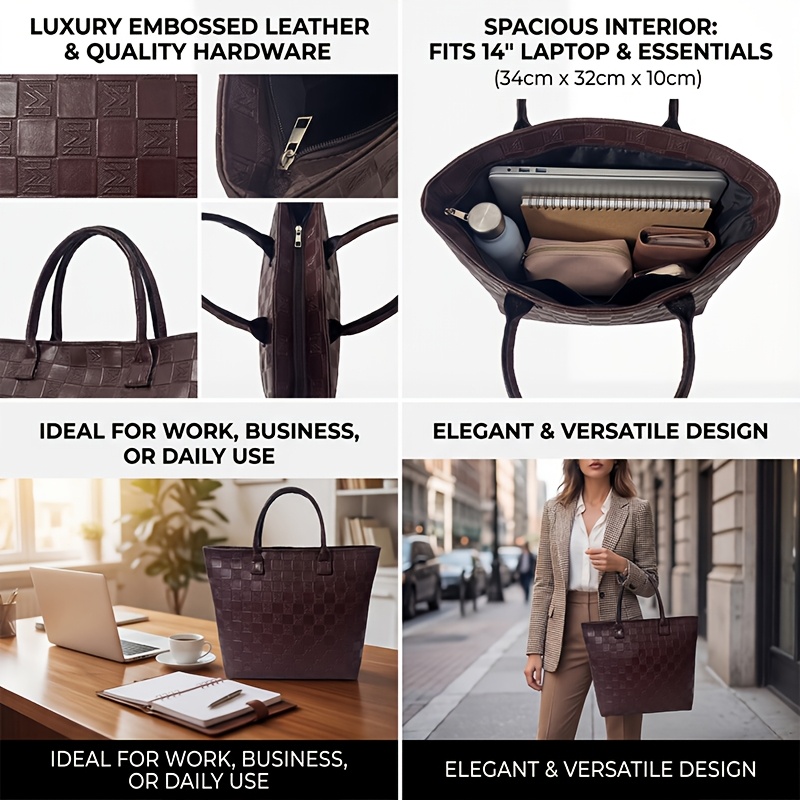 Bolsa Tote Feminina de Luxo Le - Luxury Quilted Bags avaliação e preço