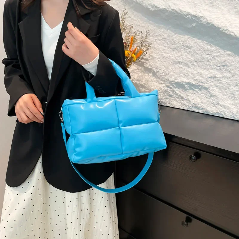 Luxo macio couro do plutônio s - Luxury Quilted Bags avaliação e preço