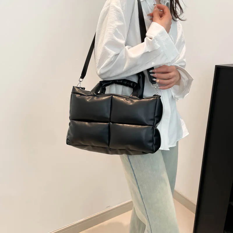Luxo macio couro do plutônio s - Luxury Quilted Bags avaliação e preço