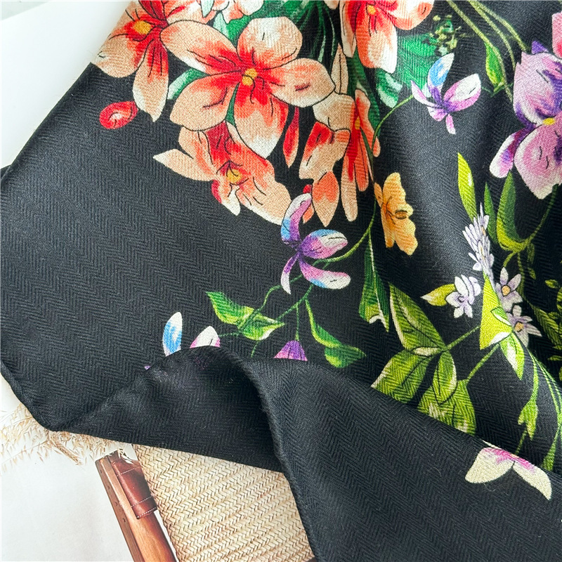 Lenço de seda de lã de inverno - Luxury Bags And Accessories avaliação e preço
