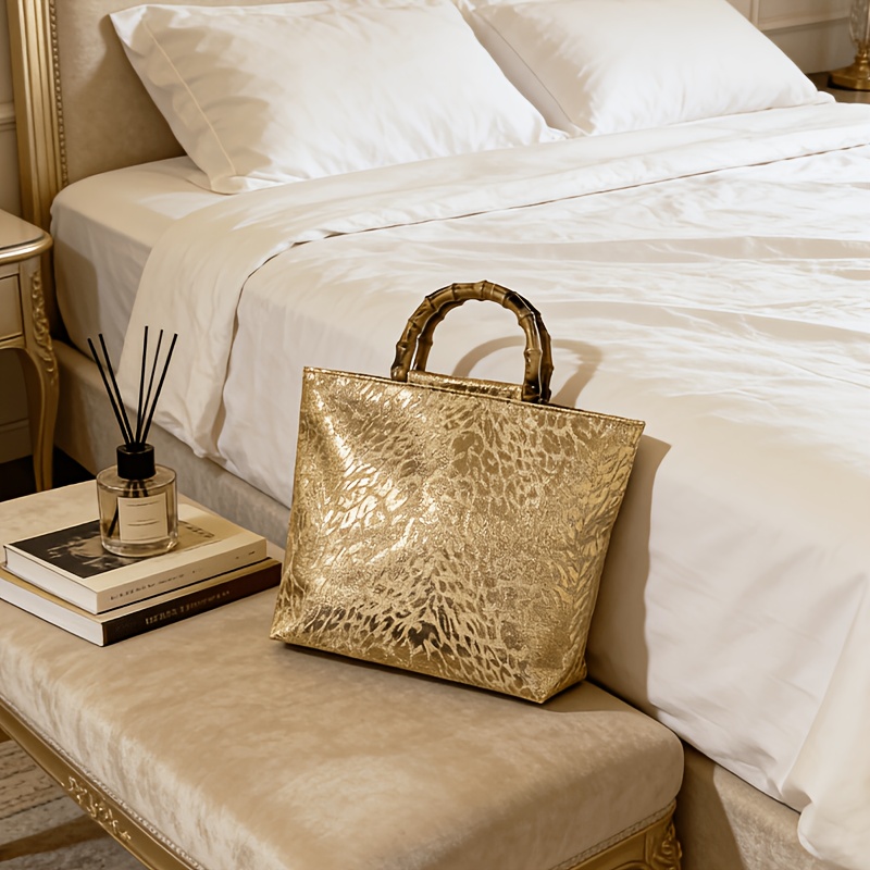 Bolsa tote feminina em jacquar - Luxury Bags Big avaliação e preço
