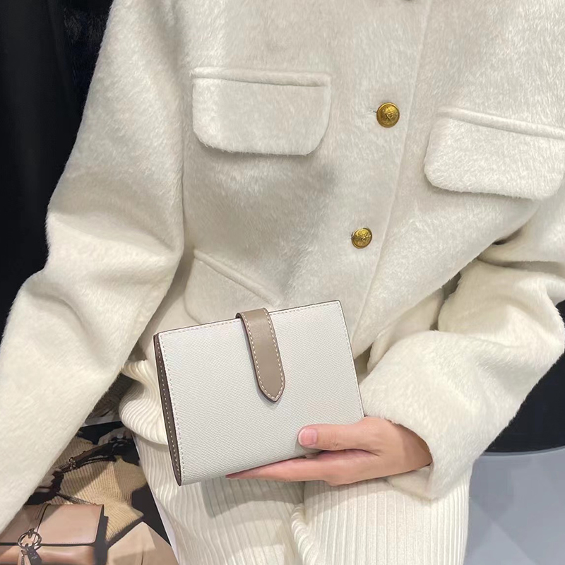Carteira curta de couro genuín - Luxury Quilted Bags avaliação e preço