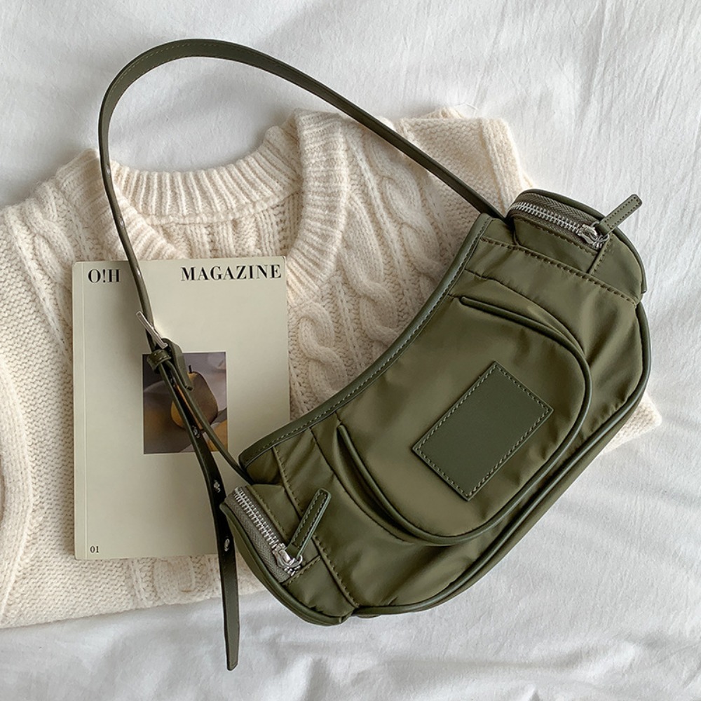 Bolsas axilas de nylon vegano  - Luxury Bags That Are Vegan avaliação e preço