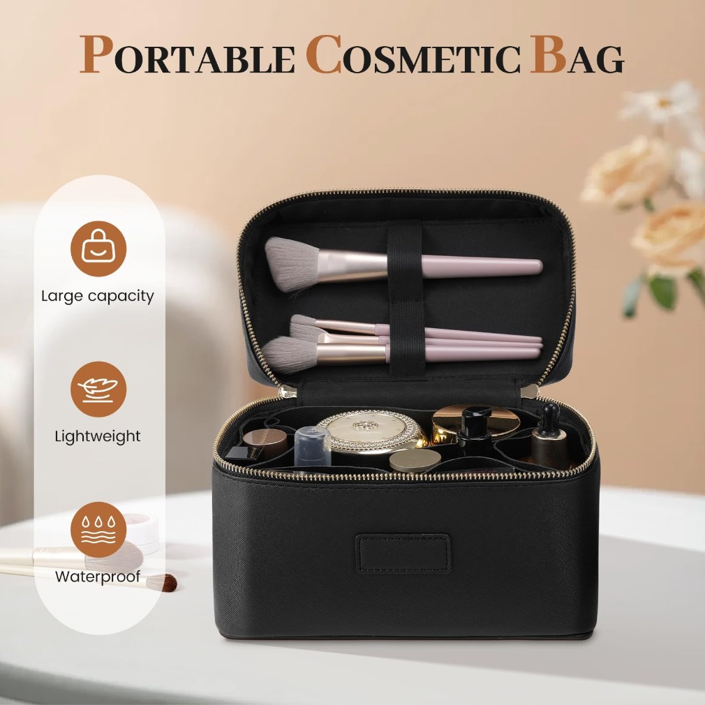 Bolsa de Maquiagem de Couro co - Luxury Bags Leather avaliação e preço