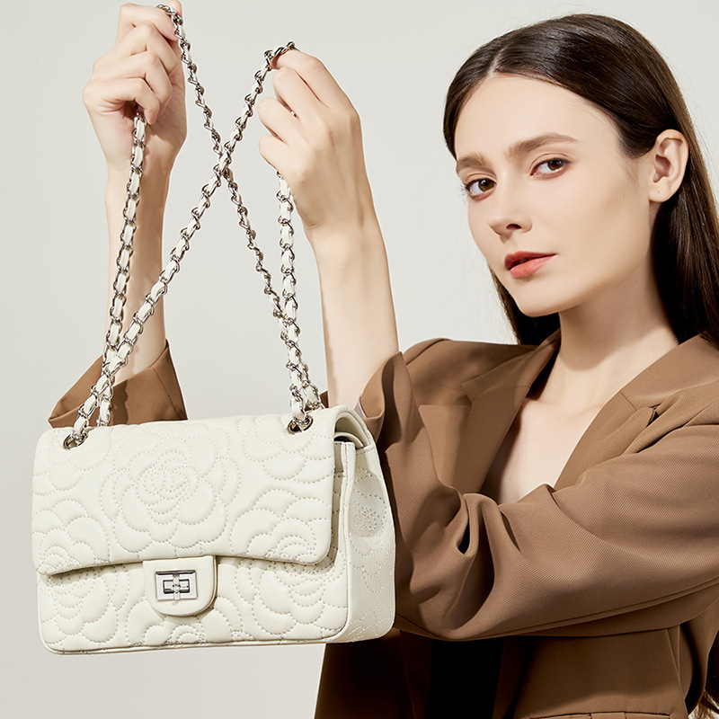 Bolsa de ombro de pele de cord - Luxury Quilted Bags avaliação e preço