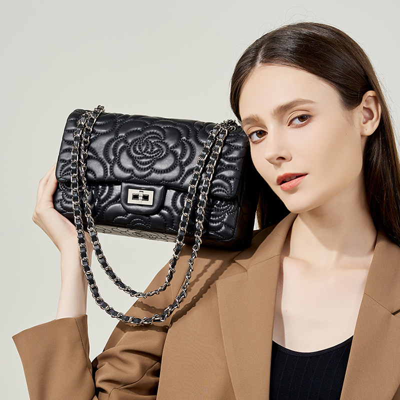 Bolsa de ombro de pele de cord - Luxury Quilted Bags avaliação e preço